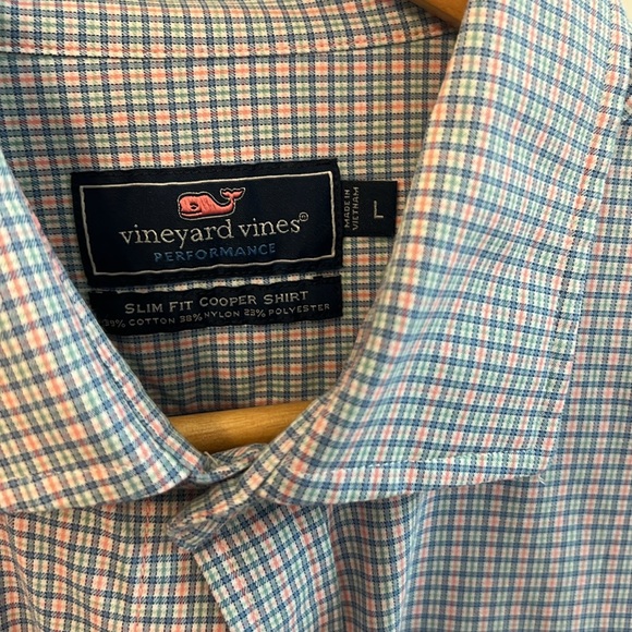 EUC Vineyard Vibes slim fit cooper performance button down - Picture 2 of 3